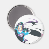Supergirl Color Splash Pose 4 Magnet (Vorderseite/Rückseite)