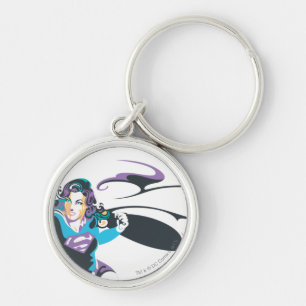 Supergirl Color Splash Pose 4 Schlüsselanhänger