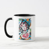 Supergirl Color Splash Swirls 3 Tasse (Links)
