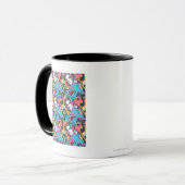 Supergirl Color Splash Swirls Pattern 1 Tasse (Vorderseite Links)