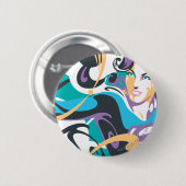 Supergirl Color Splash Wirbel 1 Button (Vorne & Hinten)