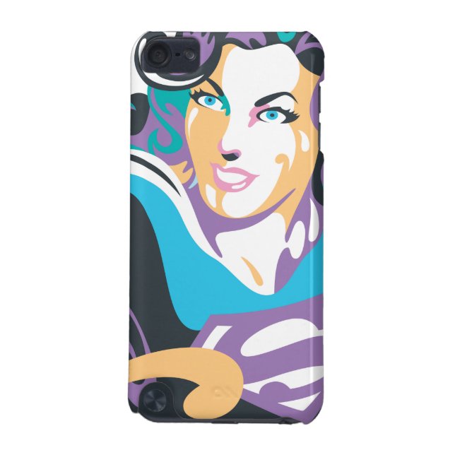 Supergirl Color Splash Wirbel 1 iPod Touch 5G Hülle (Rückseite)