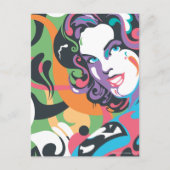 Supergirl Color Splash Wirbel 4 Postkarte (Vorderseite)