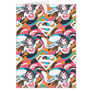 Supergirl Color Splash Wirbel Muster 4