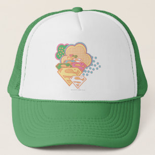 Supergirl Colorful Cloud Logo Truckerkappe