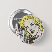Supergirl Comic Capers 1 Button (Vorne & Hinten)
