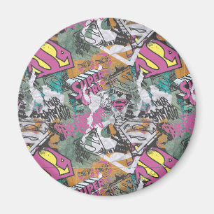 Supergirl Comic Capers Muster 10 Magnet