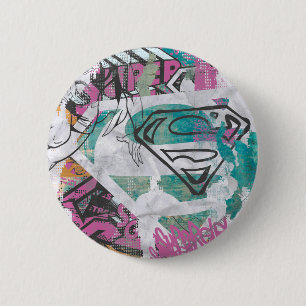 Supergirl Comic Capers Muster 11 Button