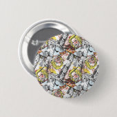 Supergirl Comic Capers Muster 2 Button (Vorne & Hinten)