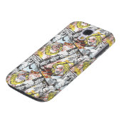 Supergirl Comic Capers Muster 2 Case-Mate Samsung Galaxy Hülle (unten)