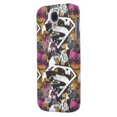 Supergirl Comic Capers Muster 3 Case-Mate Samsung Galaxy Hülle (Rückseite Links)