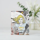 Supergirl Comic Capes 3 Postkarte (Stehend Vorderseite)
