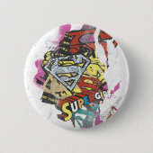 Supergirl Comic Capes 4 Button (Vorderseite)