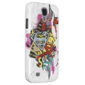 Supergirl Comic Capes 4 Case-Mate Samsung Galaxy Hülle (Rückseite/rechts)