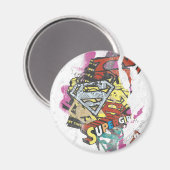 Supergirl Comic Capes 4 Magnet (Vorderseite/Rückseite)
