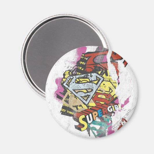 Supergirl Comic Capes 4 Magnet (Vorderseite/Rückseite)