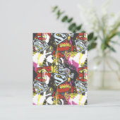 Supergirl Comic Captern Muster 7 Postkarte (Stehend Vorderseite)