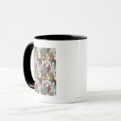Supergirl Comic-Kapriolen-Muster 8 Tasse (Vorderseite Links)