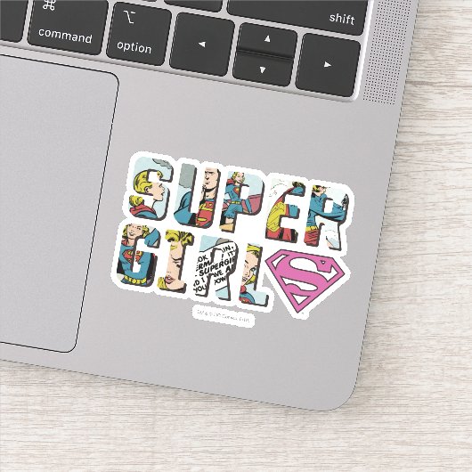 Supergirl-Comic-Logo Aufkleber (Detail)