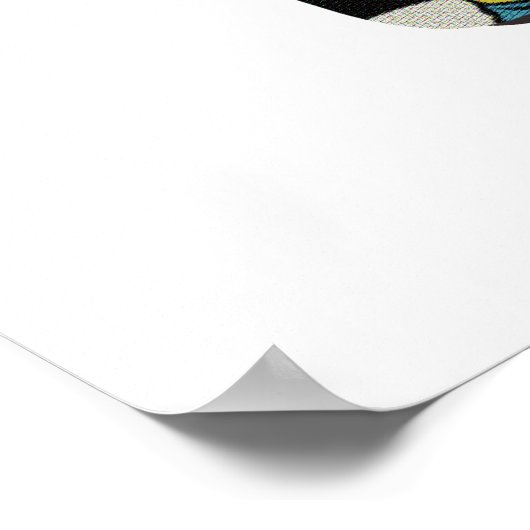 Supergirl-Comic-Logo Poster (Ecke)