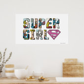 Supergirl-Comic-Logo Poster (Küche)