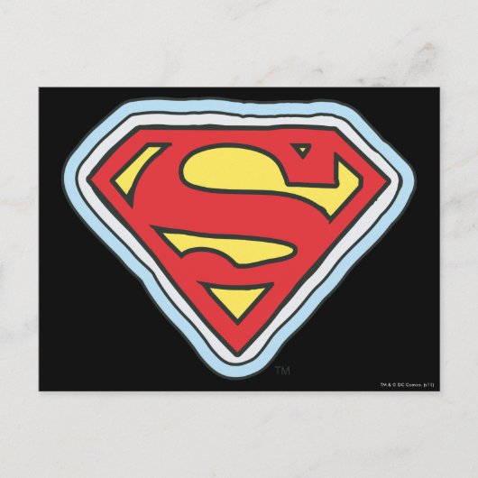 Supergirl-Comic-Logo Postkarte (Vorderseite)