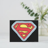 Supergirl-Comic-Logo Postkarte (Stehend Vorderseite)
