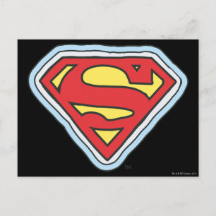 Supergirl Comic Logo Postkarte