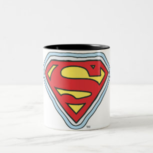 Supergirl Comic Logo Zweifarbige Tasse