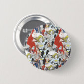 Supergirl-Comic Muster 5 Button (Vorne & Hinten)