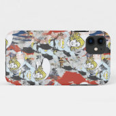 Supergirl-Comic Muster 5 Case-Mate iPhone Hülle (Rückseite (Horizontal))