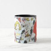 Supergirl-Comic Muster 5 Tasse (Zentrum)