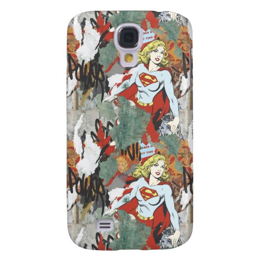 Supergirl-Comic Muster 8 Case-Mate Samsung Galaxy Hülle (Rückseite)