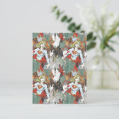 Supergirl-Comic Muster 8 Postkarte (Stehend Vorderseite)