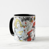 Supergirl-Comic Muster 9 Tasse (Vorderseite Links)