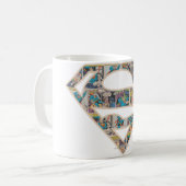 Supergirl-Comic-Strip-Logo Kaffeetasse (Vorderseite Links)