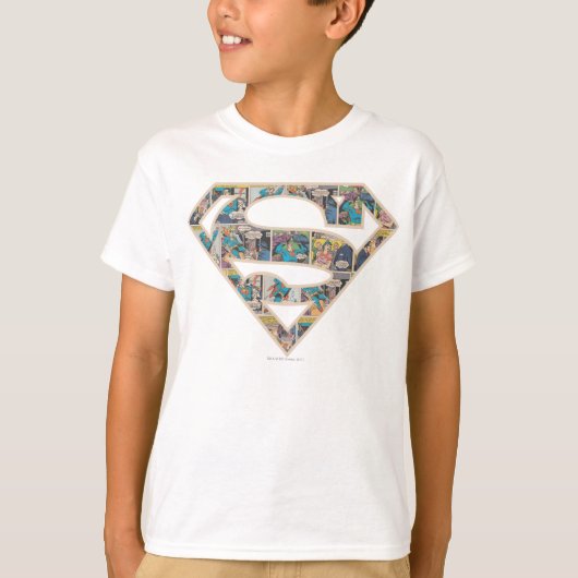 Supergirl Comic Strip Logo T-Shirt (Vorderseite)