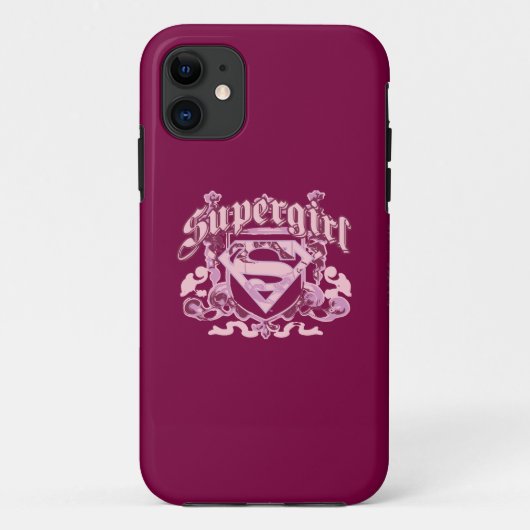Supergirl Crest Design Case-Mate iPhone Hülle (Rückseite)