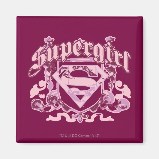 Supergirl Crest Design Magnet (Vorne)
