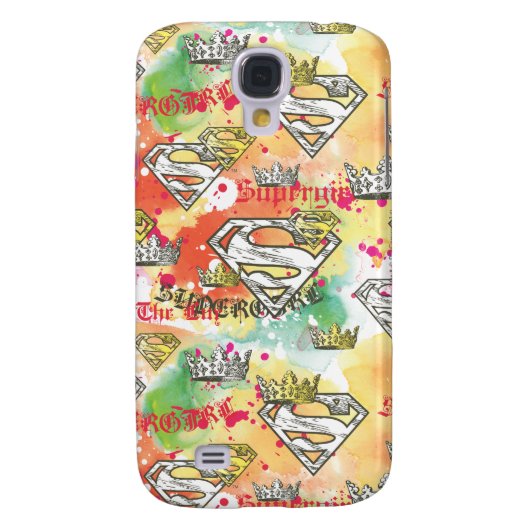 Supergirl Crown Pattern Case-Mate Samsung Galaxy Hülle (Rückseite)