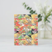 Supergirl Crown Pattern Postkarte (Stehend Vorderseite)