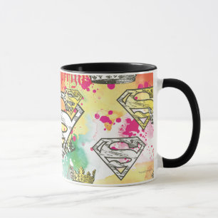 Supergirl Crown Pattern Tasse