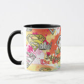 Supergirl Crown Pattern Tasse (Links)