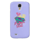 Supergirl Cursive Case-Mate Samsung Galaxy Hülle (Rückseite)