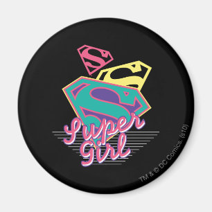 Supergirl Cursive Magnet