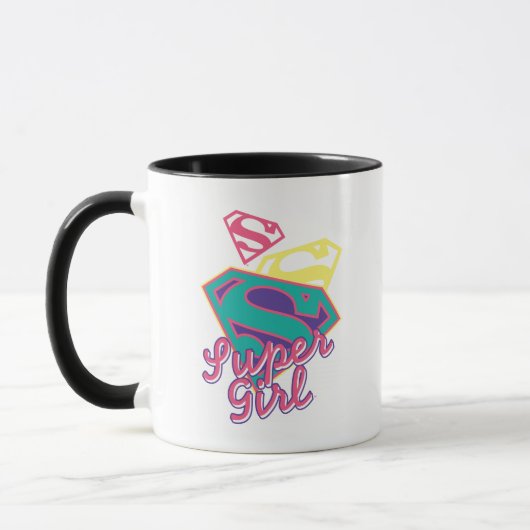 Supergirl Cursive Tasse (Links)