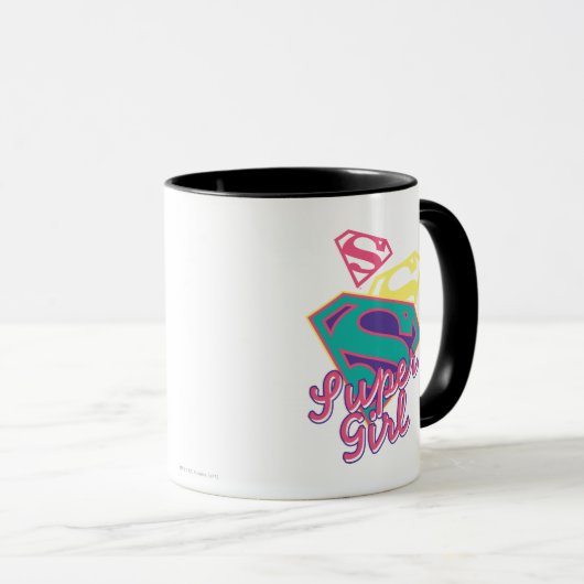 Supergirl Cursive Tasse (VorderseiteRechts)