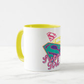 Supergirl Cursive Tasse (Vorderseite Links)