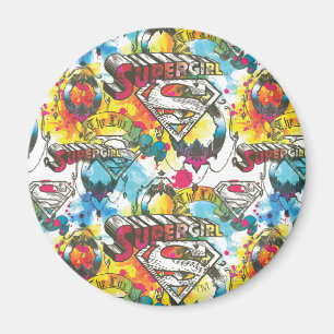 Supergirl Das Lux Muster Magnet