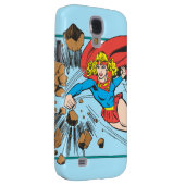 Supergirl Destroys Boulder Case-Mate Samsung Galaxy Hülle (Rückseite/rechts)